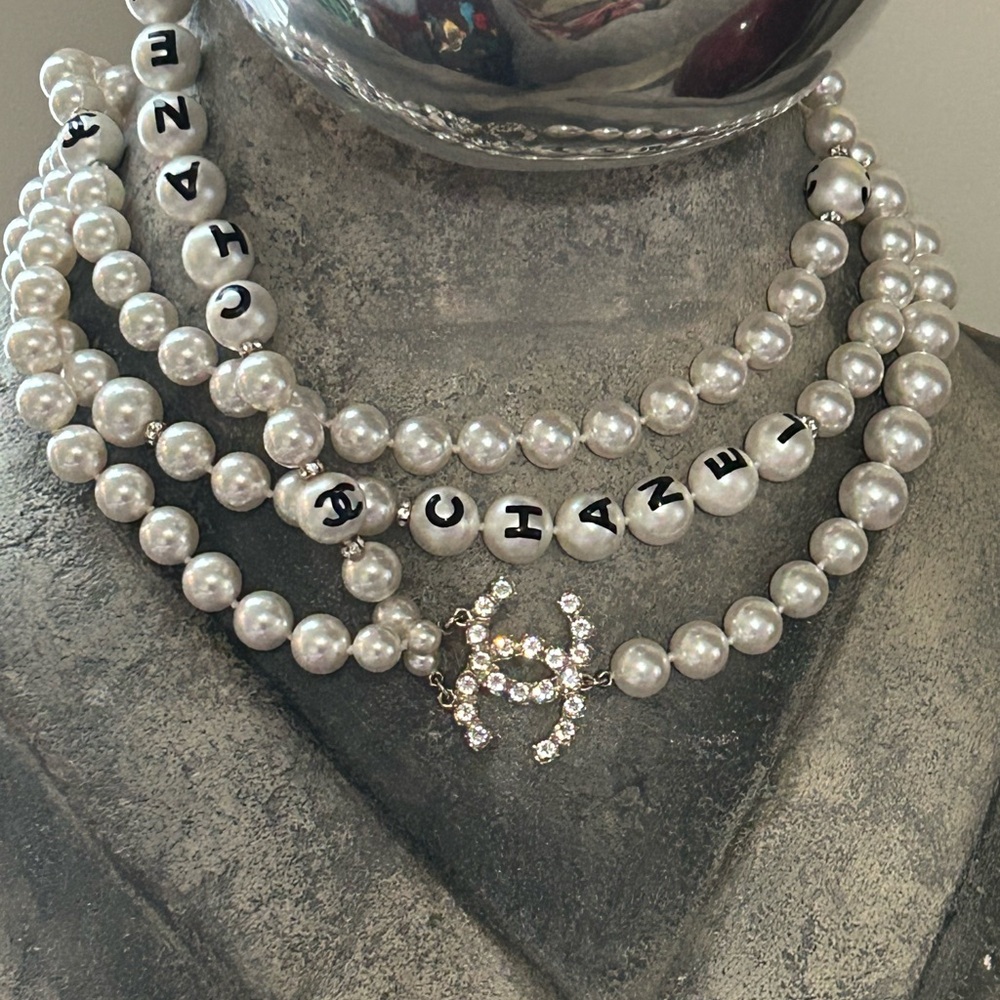Chanel 42 Inch White Pearl Necklace - Picture 11 of 15